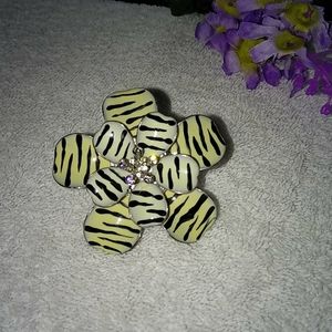 Amazing Zebra Statement Ring